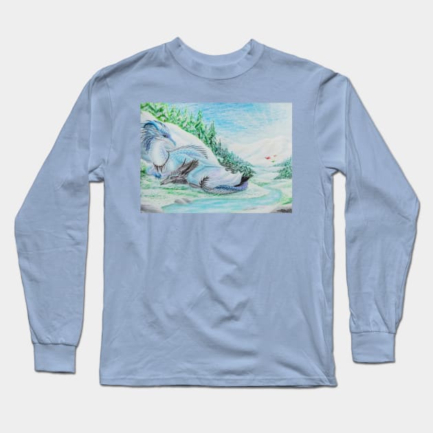 Icewing Sisters Long Sleeve T-Shirt by Lycoris ArtSpark